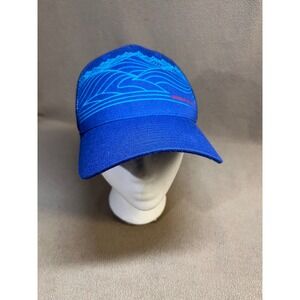 Outdoor Research Blue Mountain Graphic Trucker Hat Snapback Mesh Cap L/G 244087